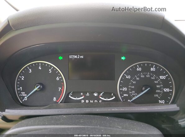 MAJ6S3GL7LC392425 2020 FORD ECOSPORT Silver უკანა სავარძლების ხედი
