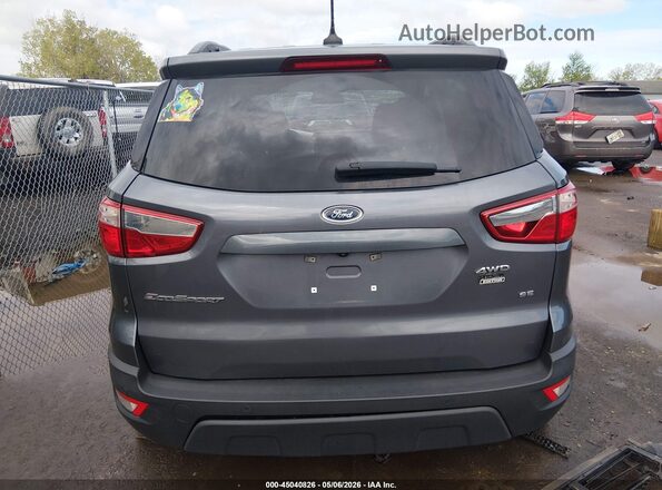 MAJ6S3GL9KC261916 2019 FORD ECOSPORT Gray 