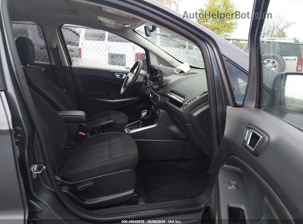 MAJ6S3GL9KC261916 2019 FORD ECOSPORT Gray Вид салону спереду