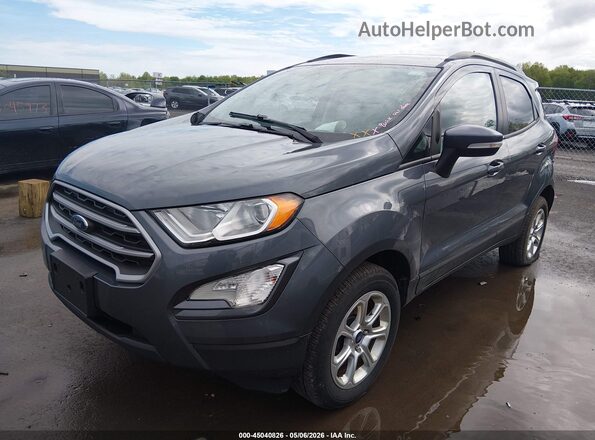 MAJ6S3GL9KC261916 2019 FORD ECOSPORT Gray Передня ліва чверть