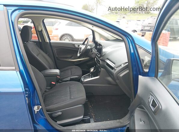 MAJ6S3GLXKC269166 2019 FORD ECOSPORT Синий Вид салона спереди