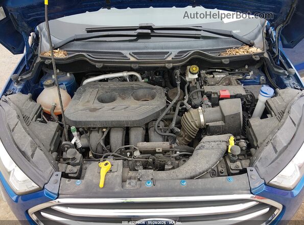 MAJ6S3GLXKC269166 2019 FORD ECOSPORT Синий Вид сзади