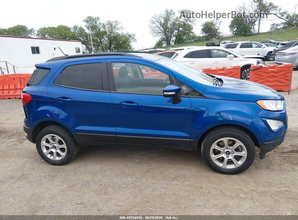 MAJ6S3GLXKC269166 2019 FORD ECOSPORT Синий Вид задней части салона