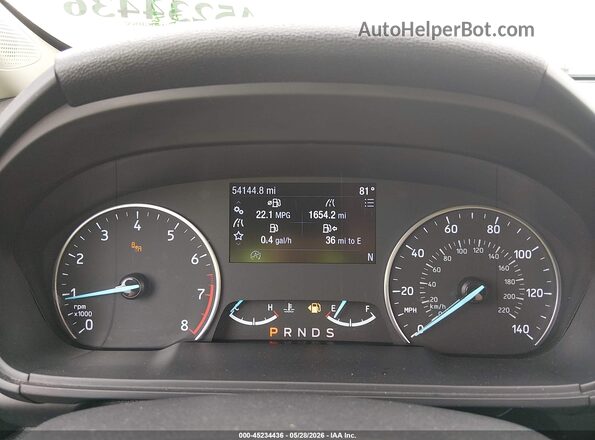 MAJ6S3GLXKC269166 2019 FORD ECOSPORT Синий Вид задних сидений