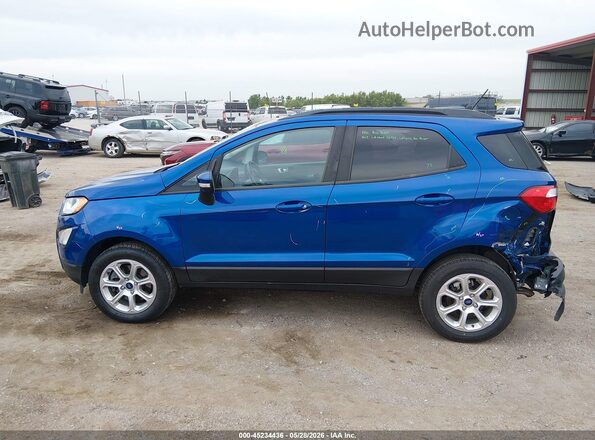 MAJ6S3GLXKC269166 2019 FORD ECOSPORT Синий Панорамный вид салона 360°