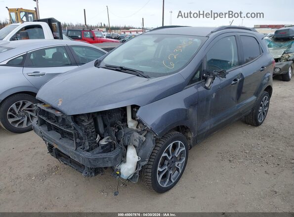MAJ6S3JL0KC310834 2019 FORD ECOSPORT Gray წინა მარცხენა ხედი სამი მეოთხედიდან