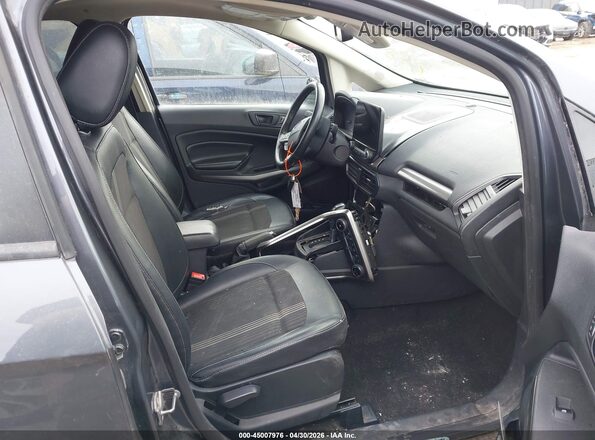 MAJ6S3JL0KC310834 2019 FORD ECOSPORT Gray წინა სალონის ხედი