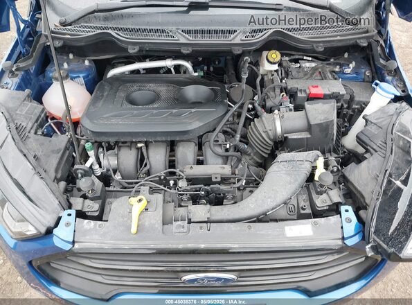 MAJ6S3JL2MC404698 2021 FORD ECOSPORT Blue Widok z tyłu