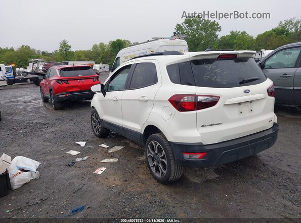 MAJ6S3JL3LC335700 2020 FORD ECOSPORT White Rear left