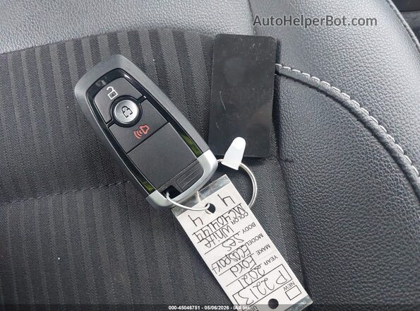 MAJ6S3JL3MC404144 2021 FORD ECOSPORT White Вид панелі приладів