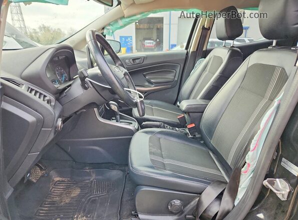 MAJ6S3JL4KC254736 2019 FORD ECOSPORT Black Вид салону спереду