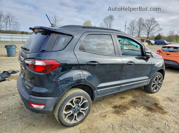 MAJ6S3JL4KC254736 2019 FORD ECOSPORT Black Задня права чверть
