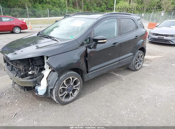 MAJ6S3JL7LC343430 2020 FORD ECOSPORT Black Vista tres cuartos delantera izquierda