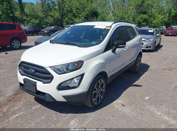 MAJ6S3JL9LC358141 2020 FORD ECOSPORT White Front left