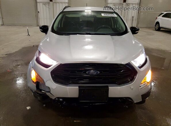 MAJ6S3JLXKC303566 2019 FORD ECOSPORT Серебряный Вид спереди