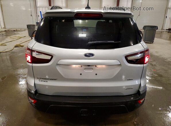 MAJ6S3JLXKC303566 2019 FORD ECOSPORT Серебряный Вид сзади