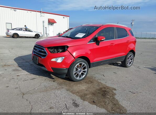 MAJ6S3KL1KC296540 2019 FORD ECOSPORT Red 