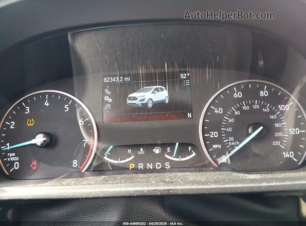 MAJ6S3KL1KC296540 2019 FORD ECOSPORT Red 