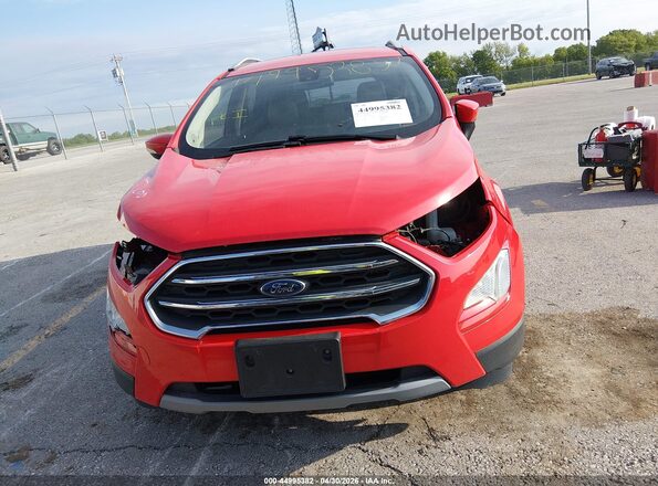 MAJ6S3KL1KC296540 2019 FORD ECOSPORT Red 