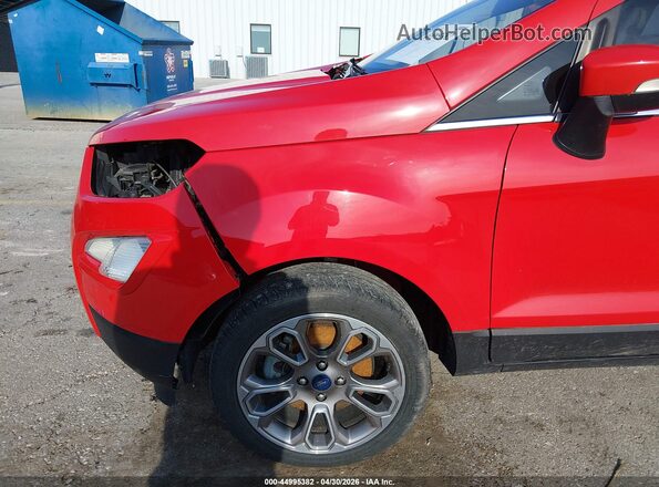 MAJ6S3KL1KC296540 2019 FORD ECOSPORT Red 