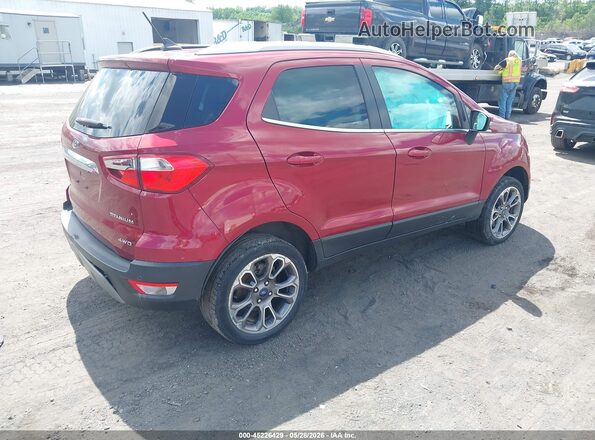 MAJ6S3KL1LC377183 2020 FORD ECOSPORT Red 