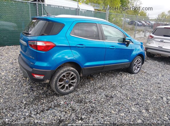MAJ6S3KL2KC310283 2019 FORD ECOSPORT Blue უკანა მარჯვენა