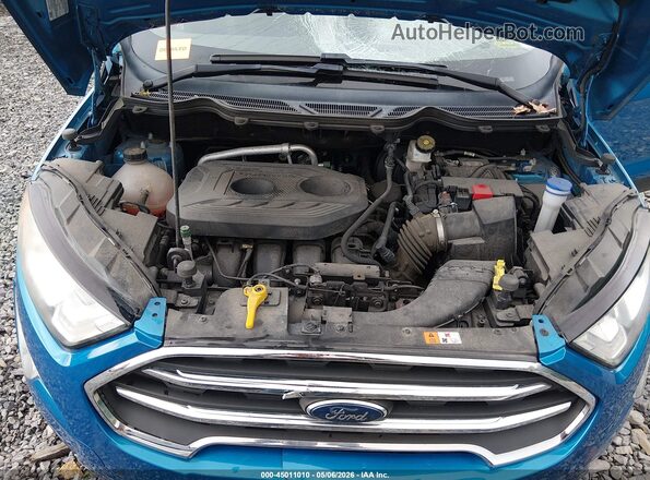 MAJ6S3KL2KC310283 2019 FORD ECOSPORT Blue უკანა ხედი