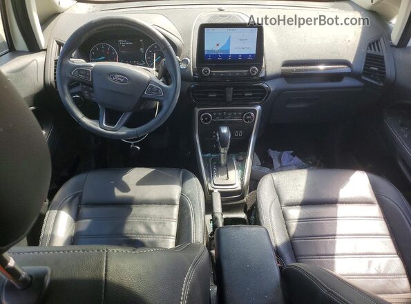 MAJ6S3KL4LC385214 2020 FORD ECOSPORT White წინა პანელის ხედი