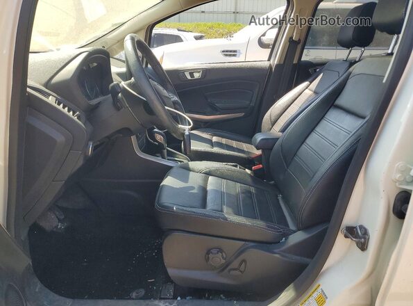 MAJ6S3KL4LC385214 2020 FORD ECOSPORT White წინა სალონის ხედი