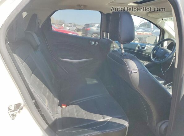 MAJ6S3KL4LC385214 2020 FORD ECOSPORT White უკანა სალონის ხედი