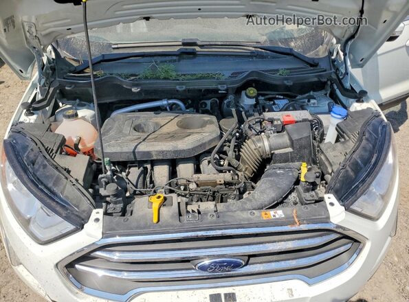 MAJ6S3KL4LC385214 2020 FORD ECOSPORT White ძრავის განყოფილების ხედი