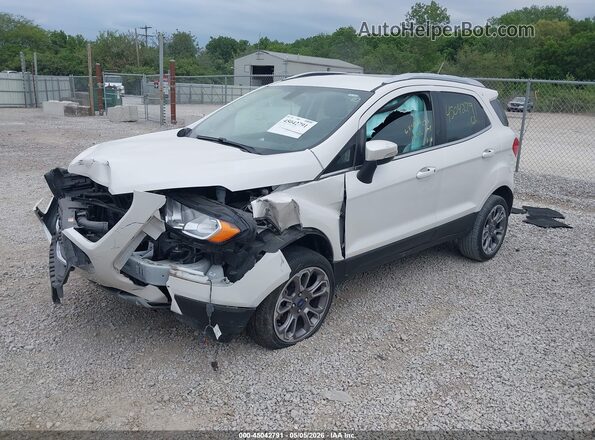 MAJ6S3KL4MC439354 2021 FORD ECOSPORT White Vista tres cuartos delantera izquierda