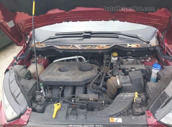 MAJ6S3KL8KC277435 2019 FORD ECOSPORT Burgundy Vista trasera