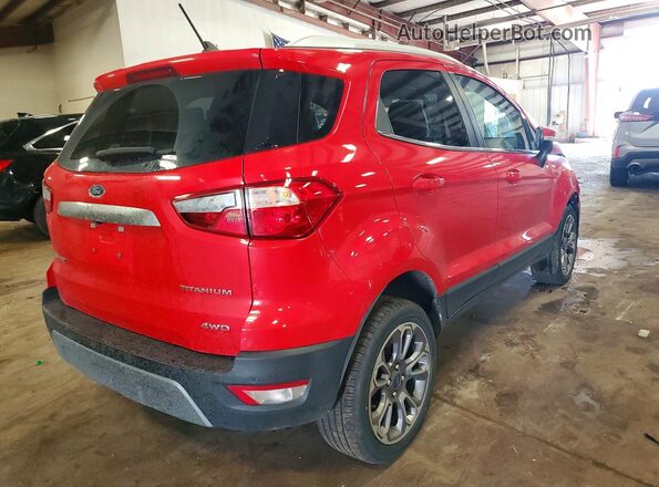 MAJ6S3KL9KC306828 2019 FORD ECOSPORT Red 