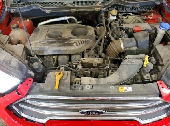 MAJ6S3KL9KC306828 2019 FORD ECOSPORT Red 