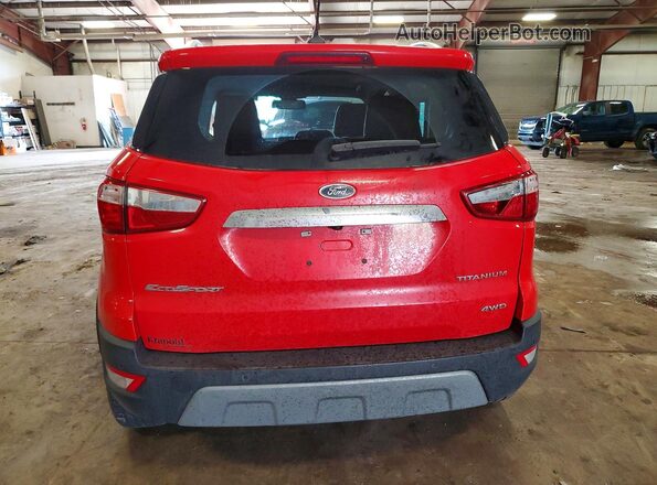 MAJ6S3KL9KC306828 2019 FORD ECOSPORT Red 