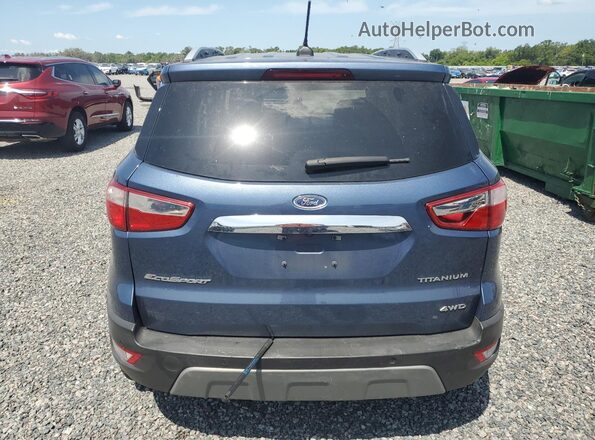 MAJ6S3KL9MC423411 2021 FORD ECOSPORT Blue Вид ззаду