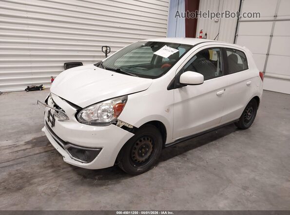 ML32A3HJ0HH005526 2017 MITSUBISHI MIRAGE White Առջևի ձախ երեք քառորդ տեսարան