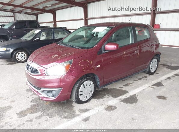 ML32A3HJ1KH010161 2019 MITSUBISHI MIRAGE Бордовый 