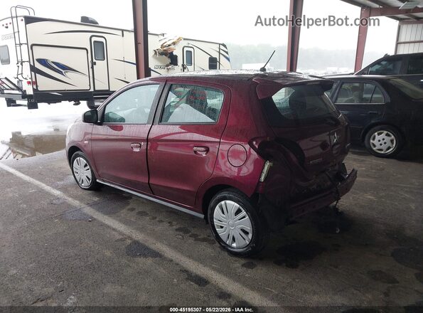 ML32A3HJ1KH010161 2019 MITSUBISHI MIRAGE Бордовый 