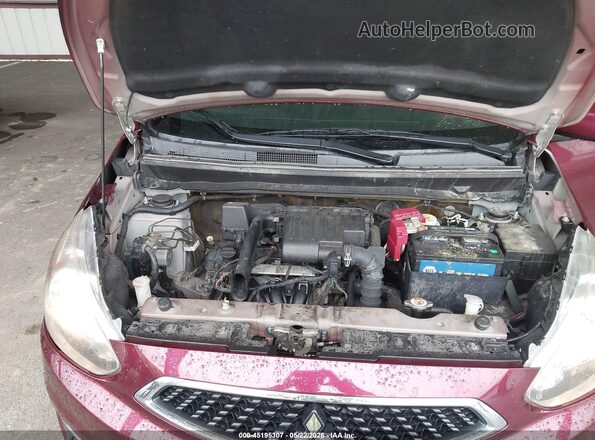 ML32A3HJ1KH010161 2019 MITSUBISHI MIRAGE Бордовый 
