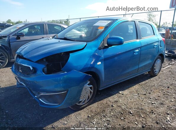 ML32A3HJ4HH001348 2017 MITSUBISHI MIRAGE Blue 