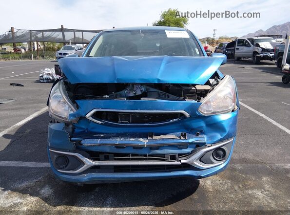 ML32A3HJ4KH003107 2019 MITSUBISHI MIRAGE Blue Vista interior trasera