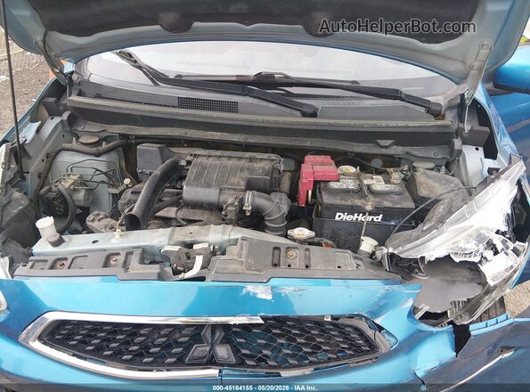 ML32A3HJ4KH014821 2019 MITSUBISHI MIRAGE Blue Вид ззаду