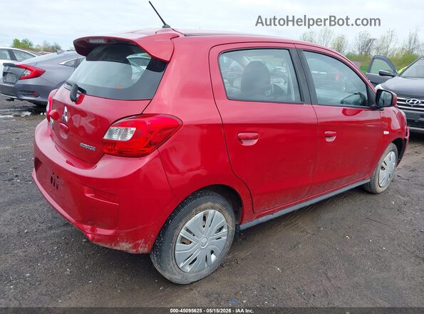ML32A3HJ4KH016651 2019 MITSUBISHI MIRAGE Red 