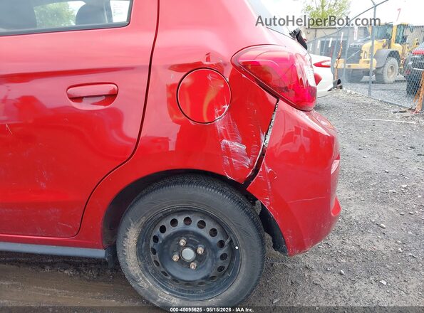 ML32A3HJ4KH016651 2019 MITSUBISHI MIRAGE Red 