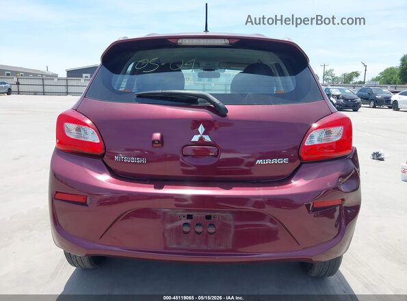 ML32A3HJ5JH010890 2018 MITSUBISHI MIRAGE Maroon 