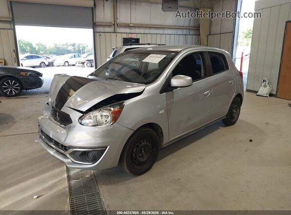 ML32A3HJ5LH005689 2020 MITSUBISHI MIRAGE Silver წინა მარცხენა ხედი სამი მეოთხედიდან