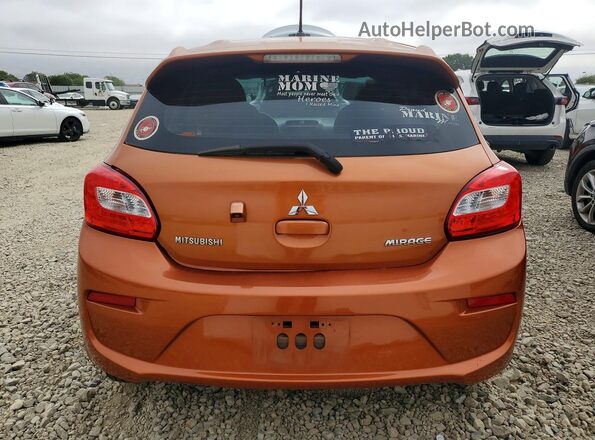 ML32A3HJ6JH001986 2018 MITSUBISHI MIRAGE Orange Vista trasera