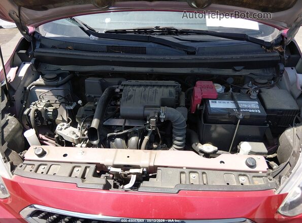 ML32A3HJ6JH013393 2018 MITSUBISHI MIRAGE Red Rear view
